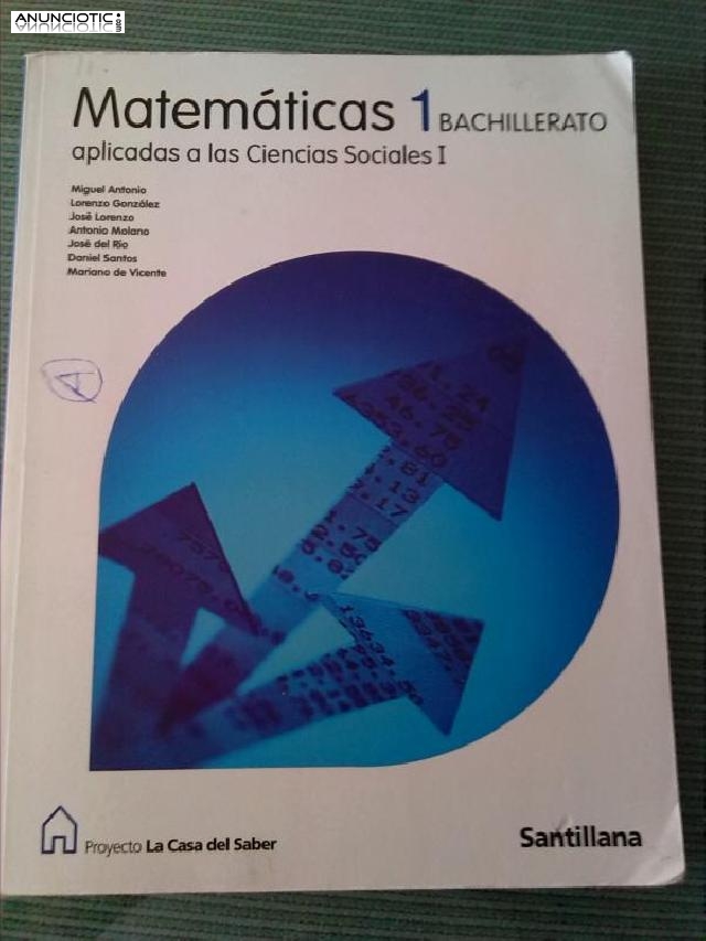 Vendo Libros de primero de Bachillerato