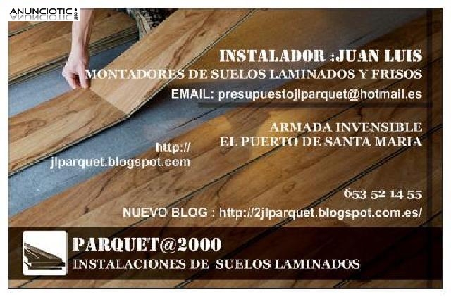 Colocacion suelos laminados tarimas y frisos