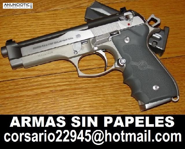 VENDO ARMAS SIN PAPELES ENVIO A DONDE DIGAS