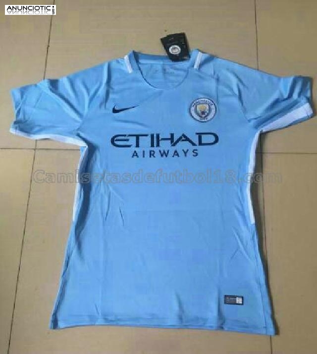 tailandia camiseta manchester city 2017-2018 1 equipacin