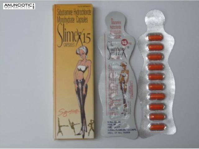 Slimtrim 15mg (Sibutramine Meridia) 30 Cápsulas