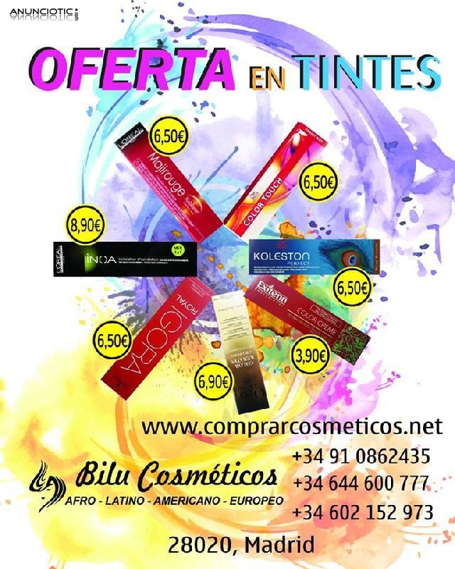 Tremenda Promo, Tintes desde 3,90