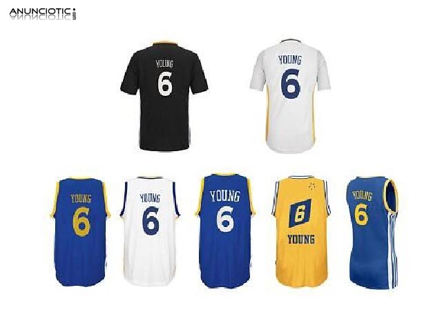 Camiseta Autentico Golden State Warriors Young