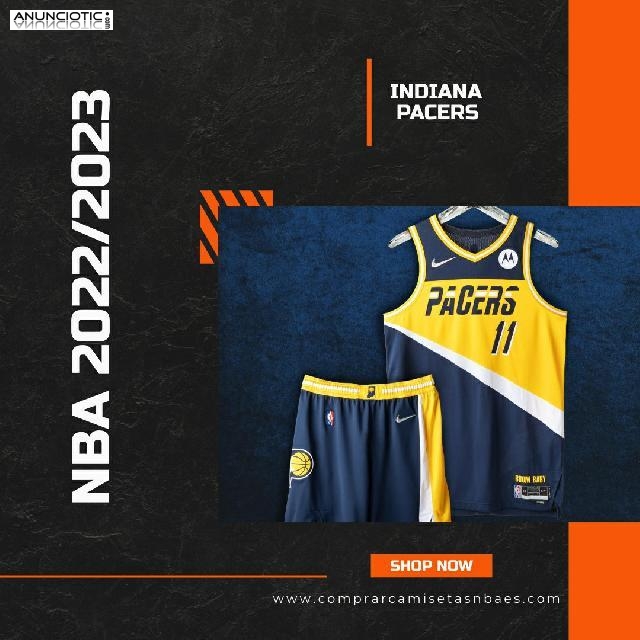 Camiseta Indiana Pacers Domantas Sabonis NO 11 Ciudad 2021-22 Azul