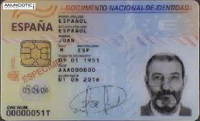  Compre la licencia de conducir y el DNI y el pasaporte: