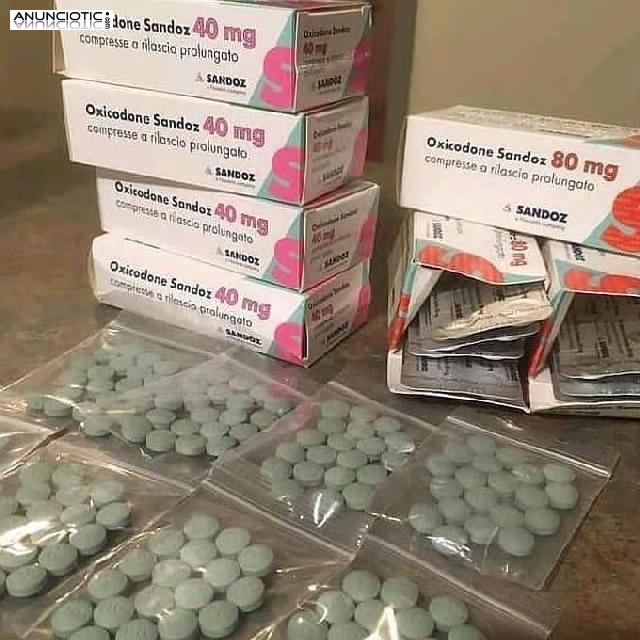 Xanax, oxicodona, morfina, vicodina y valium están disponible