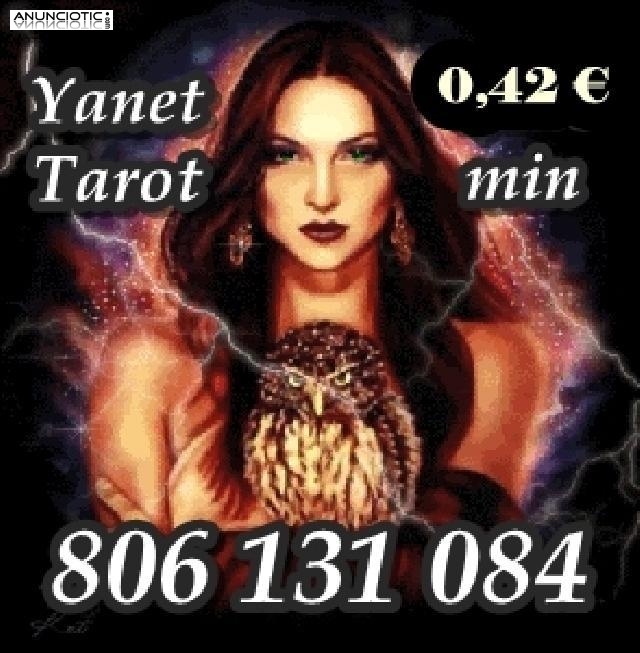 Tarot  a 0.42/min. Tarot barato Janet: 806 131 084..-