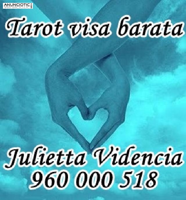 Tarot Visa Barato. a 5 / 10min. Julietta Videntes: 960 000 518.*