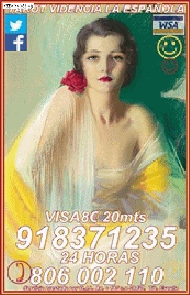  Tarot Visa LA ESPAÑOLA 918 371 235 desde 5 15 mtos, las 24 horas a su dis