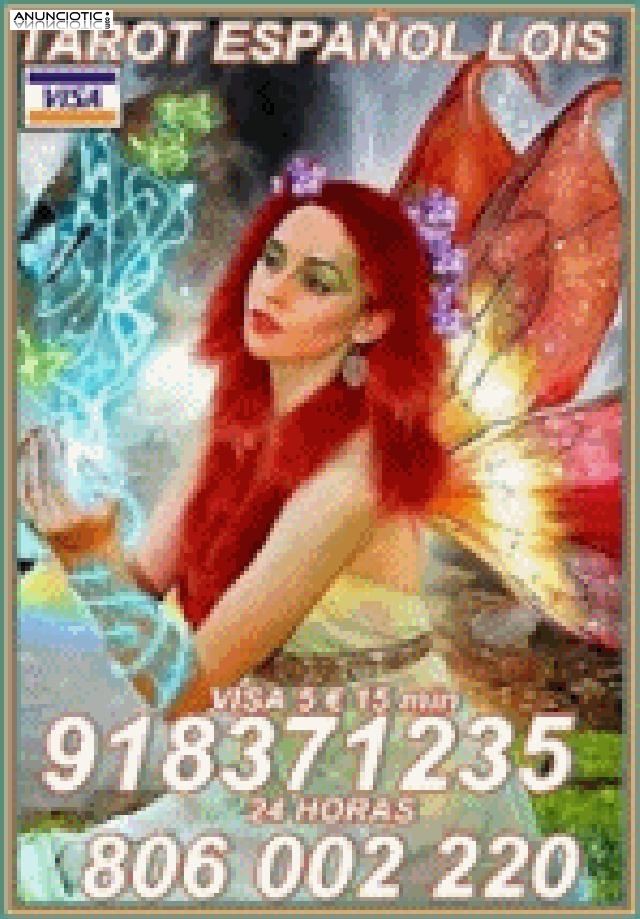 Tarot economico Lois Visa 918 371 235 desde 5 15mtos, las 24 horas a tu di