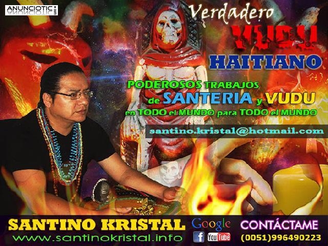 *SANTINO KRISTAL ESPECIALISTA en AMARRES y VUDU*