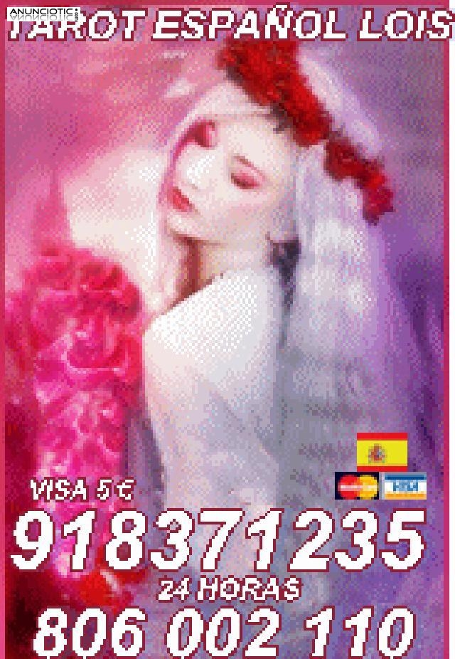 tarot y videncia de  Lois Visa 918 371 235 desde 5 15mtos, las 24 horas 