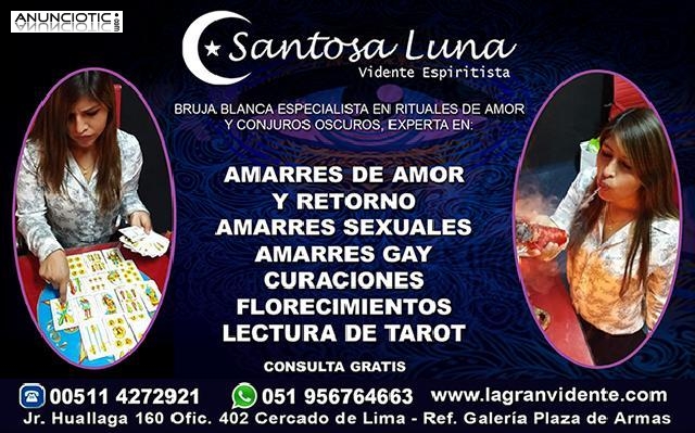 Santosa luna , bruja blanca experta en amarres