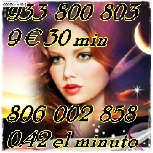 Tarot económico 806 -002-858 - 0,42/0,79 cm y visa 933 800 803