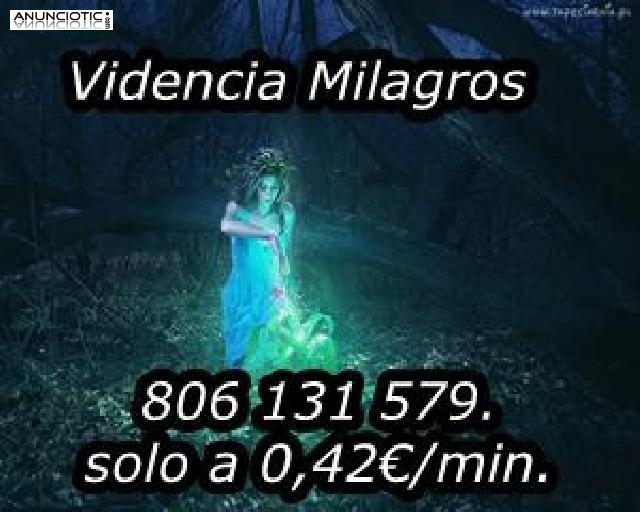 Tarot económico bueno videncia  0.42 MILAGROS  806 131 579