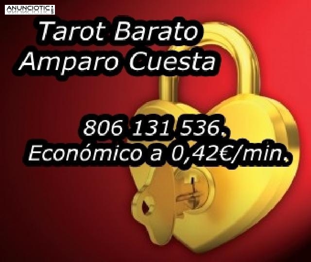 Tarot Barato fiable Amparo Cuesta. --- 806 131 536. a 0,42/min.