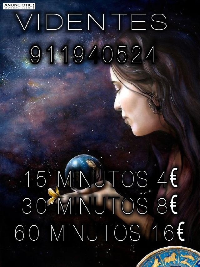 Tarotistas y videntes 30 minutos 8 euros visa