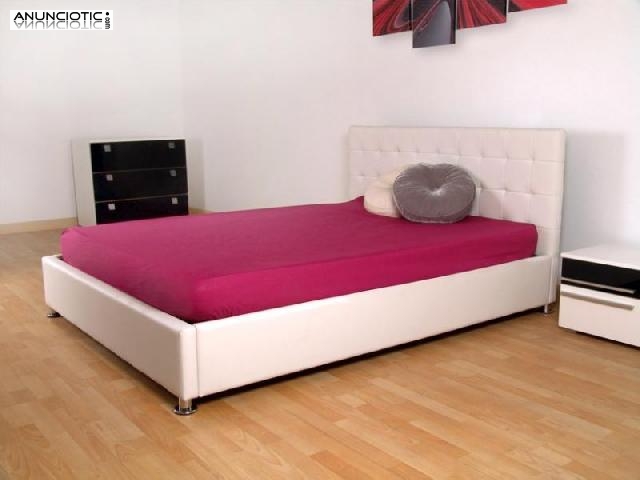 Cama alpes con canape de polipiel