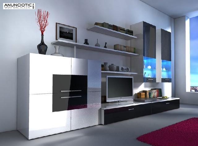 MUEBLE DE SALÓN VIOLETA BLANCO MOD 4