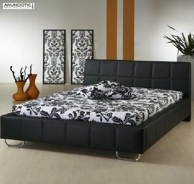 CAMA LINEA SENCILLA SOFIA BLANCO O NEGRO