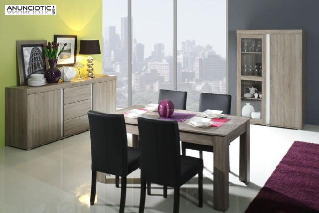 MESA COMEDOR ALVAREZ 160CM ROBLE