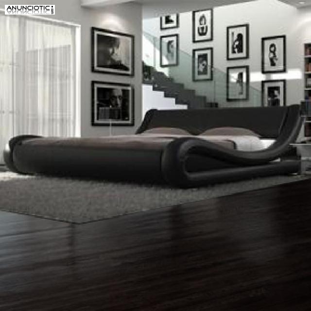 CAMA DISEÑO BARCELONA BLANCO O NEGRO