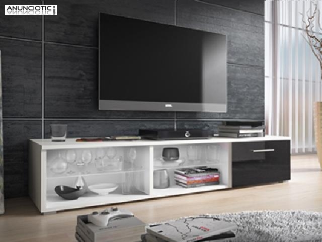 MUEBLE TV MODELO LIDIA BLANCO SIN LED