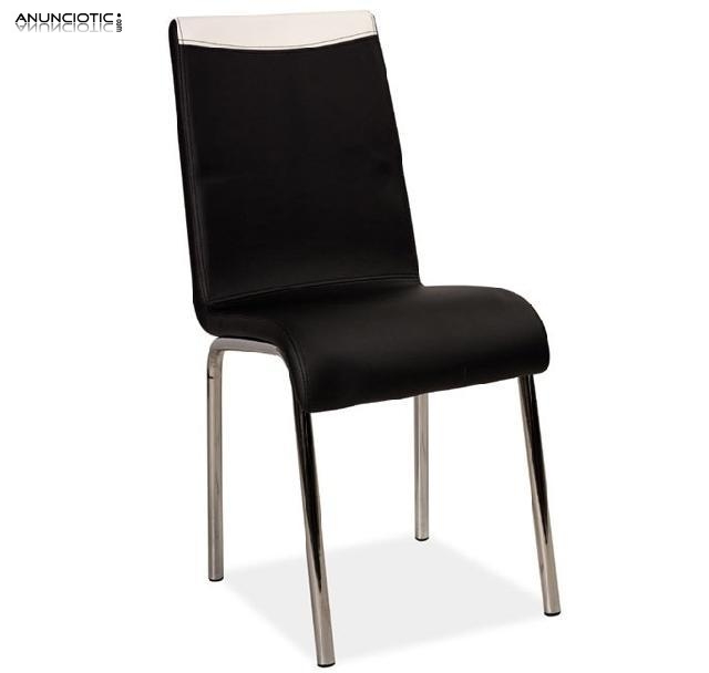 Silla de comedor Arrecife negro