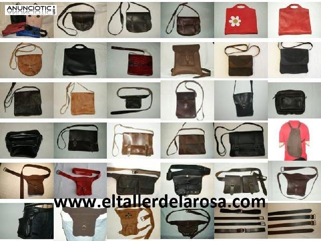 Bolsos, carteras y cinturones de piel