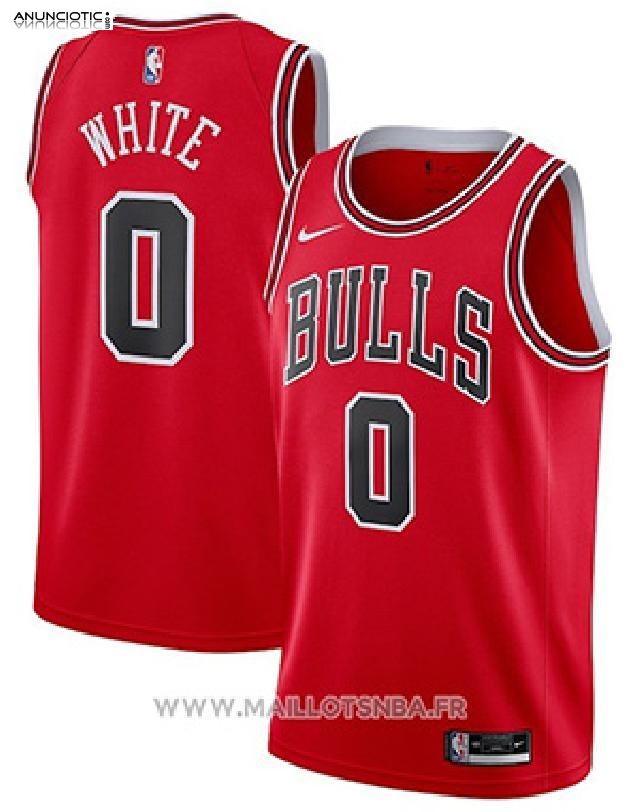 Camiseta Chicago Bulls Coby Blanco NO 0 Icon Rojo