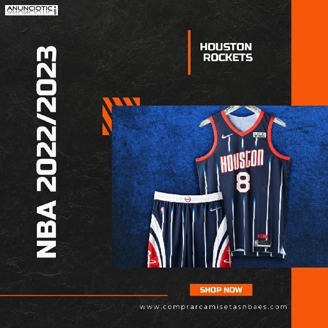 Camiseta Houston Rockets Jalen Green NO 0 Ciudad 2021-22 Azul