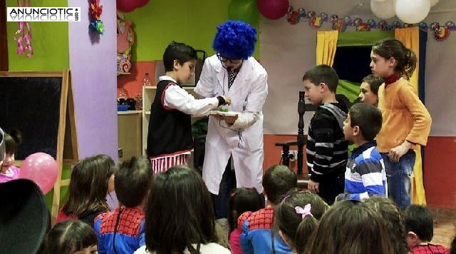 Animadores fiestas infantiles Alicante cumpleaños domicilio comuniones