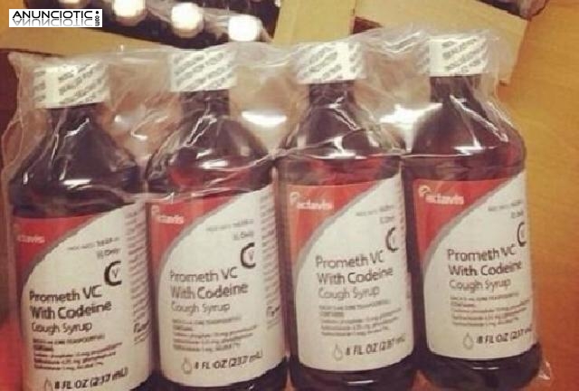 Jarabe para la tos púrpura de prometazina Actavis de primera calidad con co