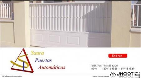 Saura Puertas Automáticas, especialista en Puertas Automáticas.