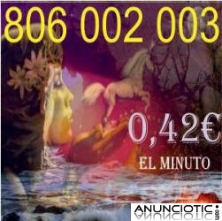 Tarot las 24 hs. 0,42 el minuto.