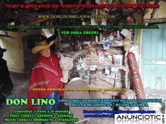 EL MEJOR BRUJO INCA PACTADO DEL PERU Y EL MUNDO DON LINO EN HUANCAVELICA