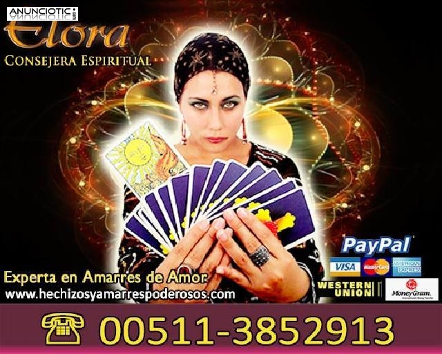 VIDENTE Y TAROTISTA A NIVEL INTERNACIONAL ELORA SABAGH 00511-3852913 