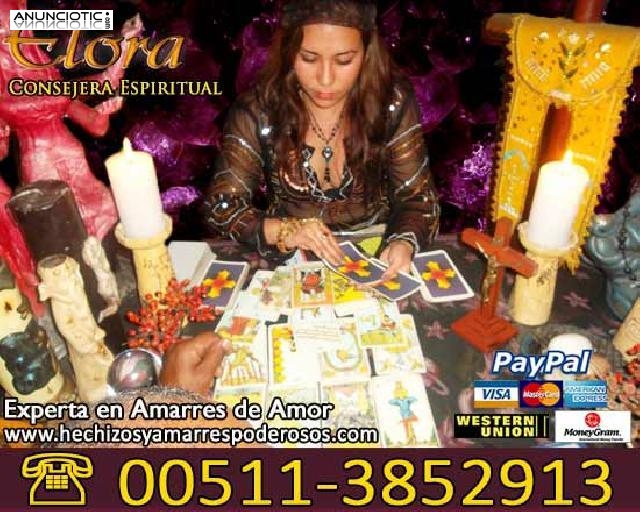 VIDENTE Y TAROTISTA A NIVEL INTERNACIONAL ELORA SABAGH 00511-3852913 