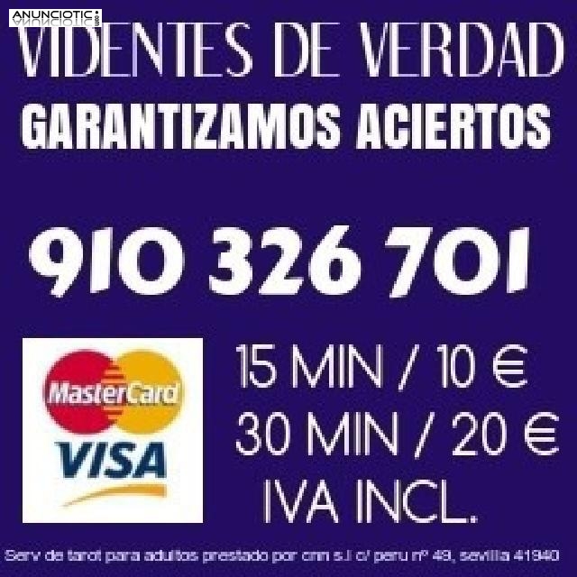  TAROT VISA  DE CALIDAD  DESDE 10 EUR