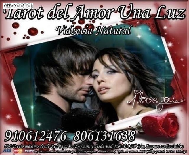 Tarot del Amor UNA LUZ 806 desde 0.42/m