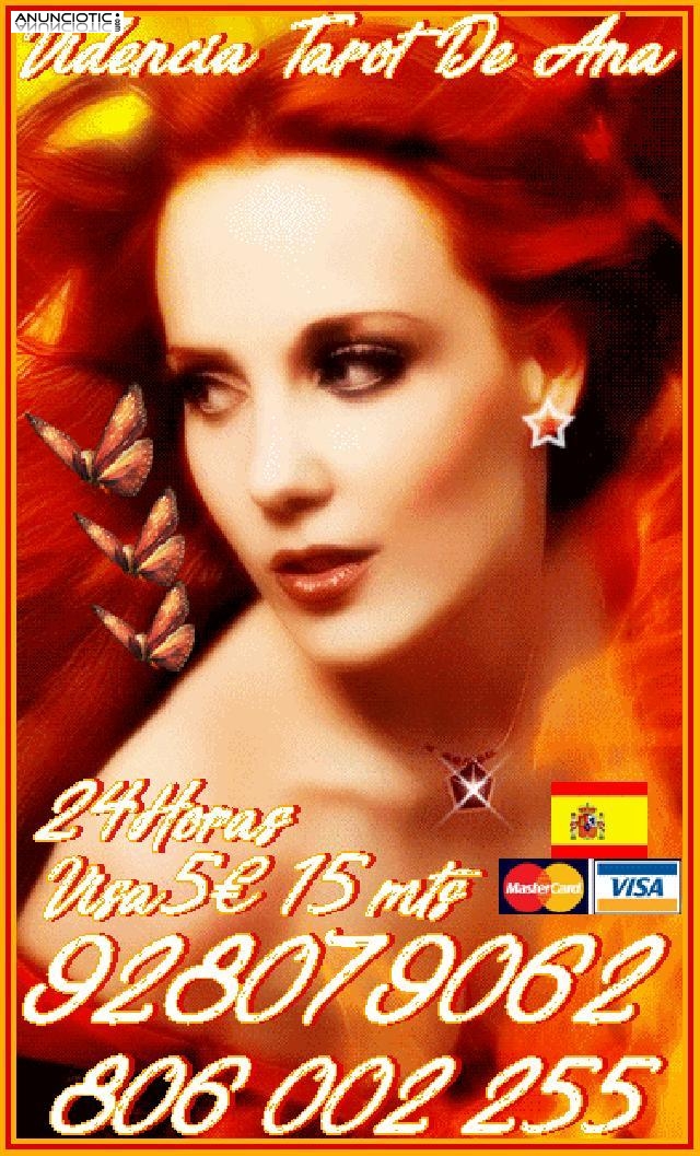 Tarot De Ana Visa 928079062 Economica 5/15M Y 8/20 M De España