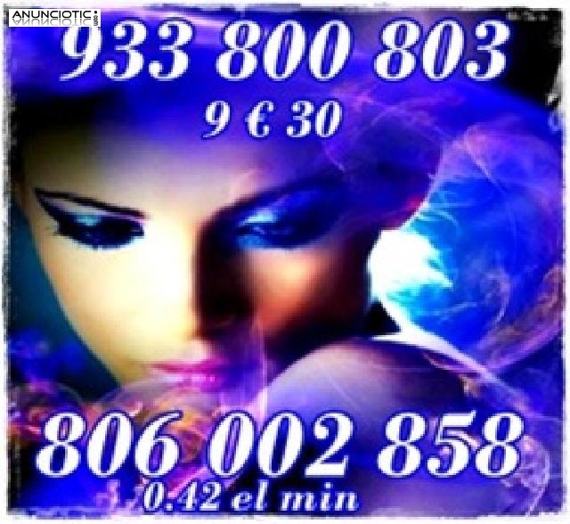 Tarot económico 806 -002-858 - 0,42/0,79 cm y visa 933 800 803