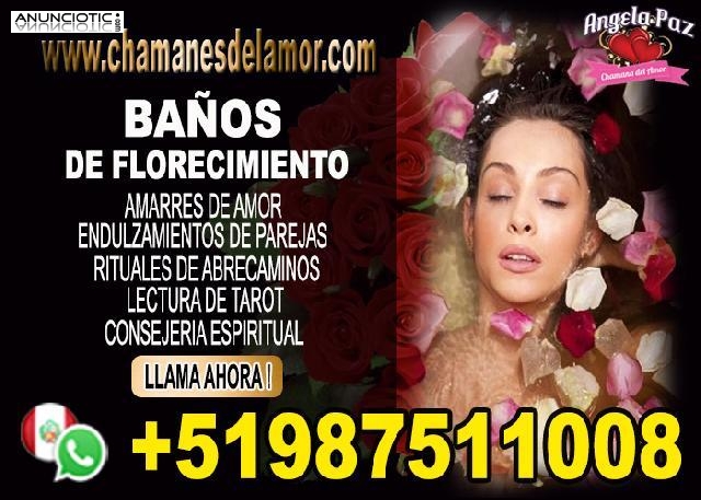 BAÑO DE FLORECIMIENTO ANGELA PAZ +51987511008 españa