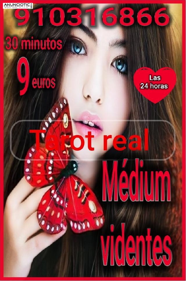 Tarot real médium y videntes fiables 30 minutos 9 euros -