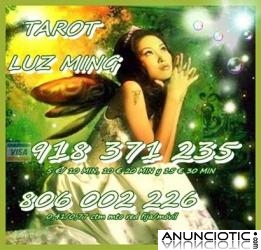  TAROT ECONOMICO VISA  LUZ MING 918 371 235.  BARATO  806  002 226  SÓLO 0,41 CM MTO.