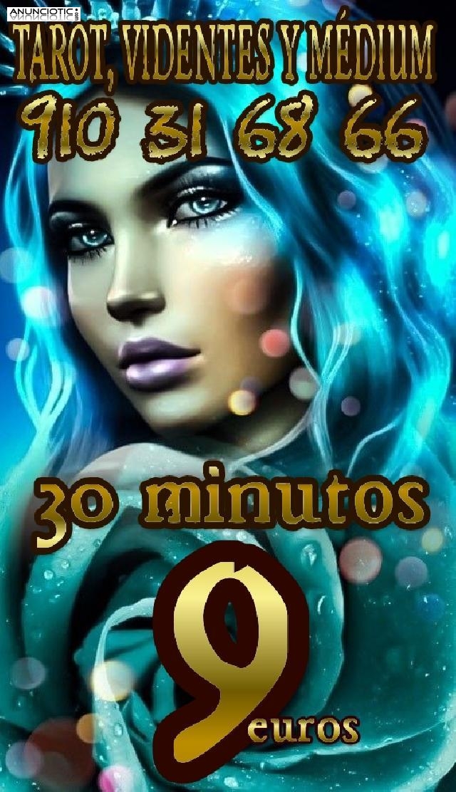 Tarot, videncia y médium 30 minutos 9 euros 