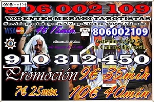 Vidente fiable visa  Muy buenas Videntes 10  40 min/ 910312450-806002109