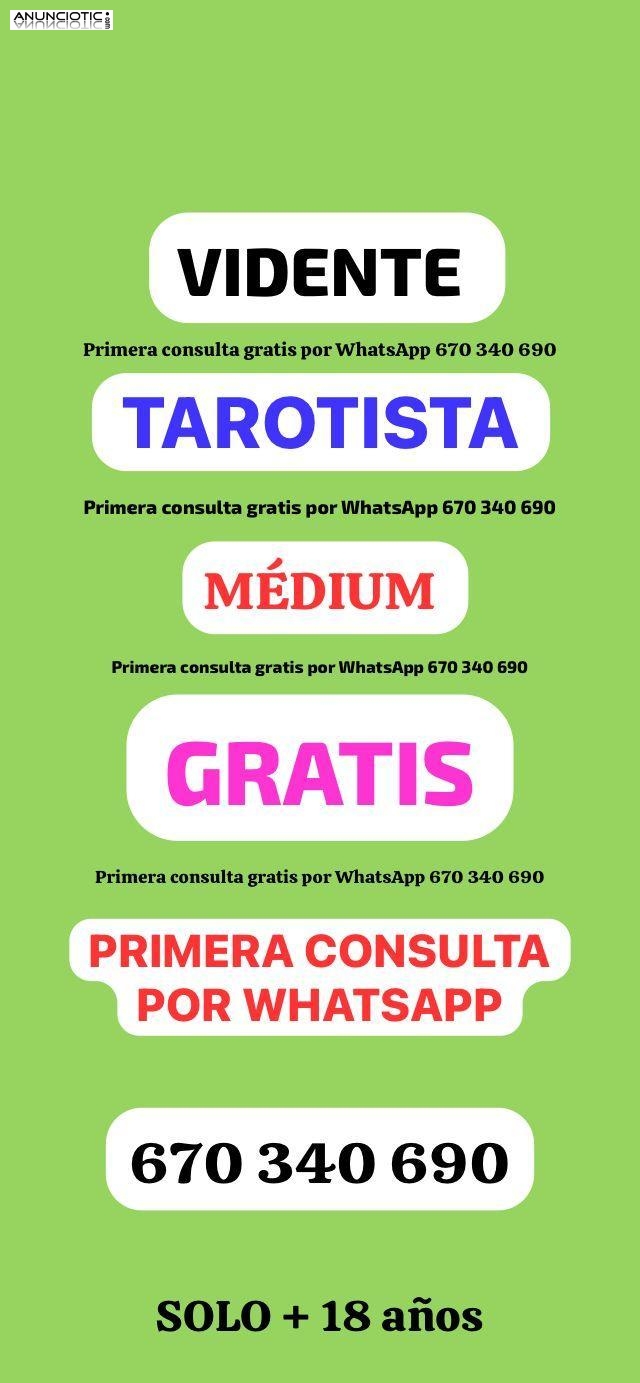 PRIMERA CONSULTA GRATIS VIDENTE GRATUITA TAROTISTA !!!!!!!!!!!!!!!!!!!