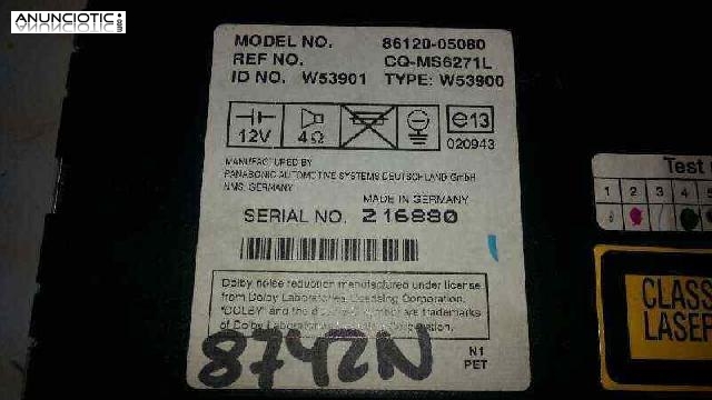 Audio gps toyota avensis 8612005080