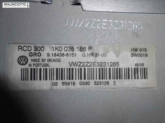 Audio gps volkswagen touran rcd300